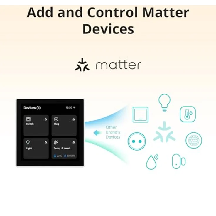 Sonoff NSPanel86PW, Smart Home Hub mit WiFi und Zigbee Unterstützung, Weiss – Bild 8