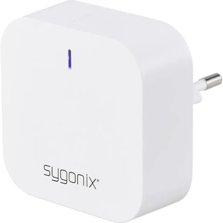 Sygonix SY-6052182 Gateway, Smart Home Hub für TUYA Zigbee- und Bluetooth-Geräte, bis zu 128 Geräte, weiss