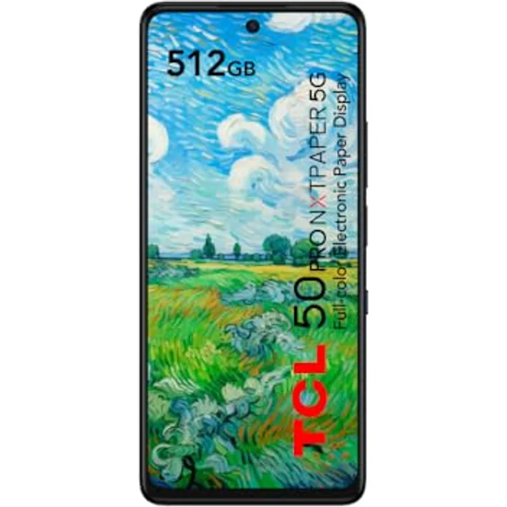 TCL 50 Pro NXTPAPER 5G Smartphone, 5G, 17,7 cm (6,8 Zoll), höherer Augenkomfort (FHD+-Display, 16 GB (8+8) - 512 GB, erweiterbare MicroSD, Dual-SIM, 32-MP-Kamera, 5010-mAh-Akku, Android 14) Moon Gray – Bild 2