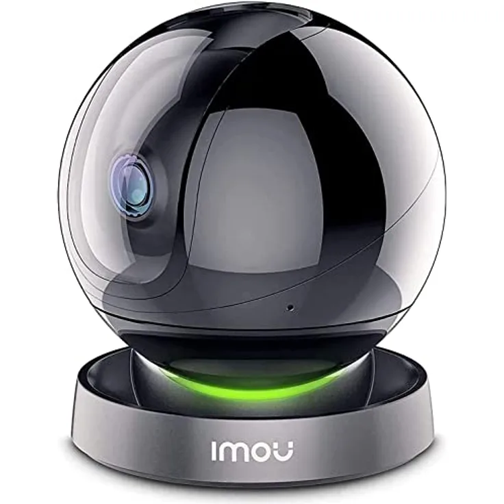 Imou überwachungskamera innen WLAN IP Kamera 360° Bewegungsverfolgung & Personenerkennung Nachtsicht 10m Alexa kompatibel 4MP-Auflösung 2-Wege-Audio 2,4GHZ Rex 4MP