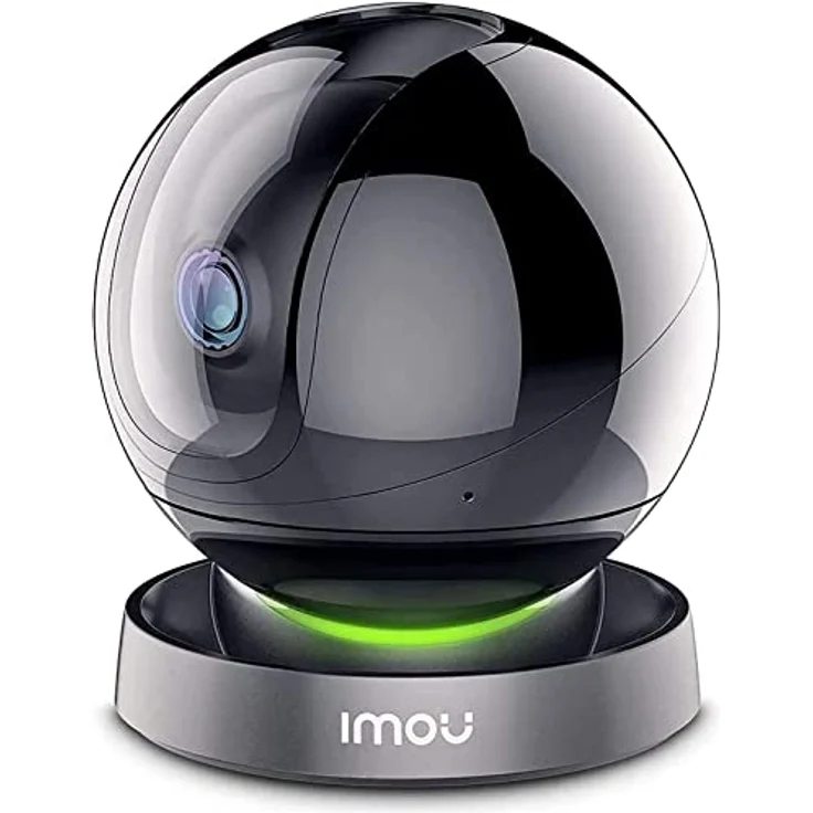 Imou überwachungskamera innen WLAN IP Kamera 360° Bewegungsverfolgung & Personenerkennung Nachtsicht 10m Alexa kompatibel 4MP-Auflösung 2-Wege-Audio 2,4GHZ Rex 4MP – Bild 1