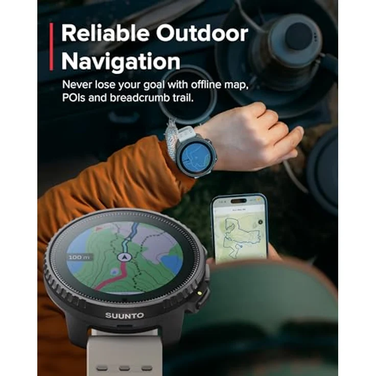 Suunto Vertical Smartwatch (1,4 Zoll), Beste Akkulaufzeit und Genauigkeit – Bild 3