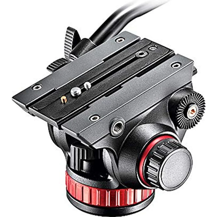 Manfrotto 502 PRO Fluid Videokopf mit Flachbasis (Counterbalance, Easy-Link, für professionelle Foto- -Videografen, Camcorder und DSLR bis 7 kg, MVH502AH) – Bild 10