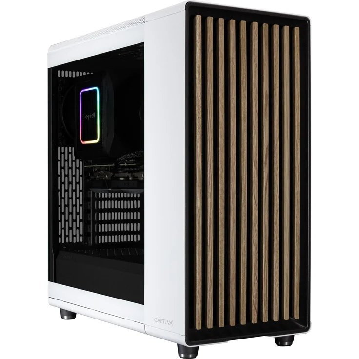 Captiva PC Workstation I79-953, Intel Core i7-12700K, 64 GB RAM, 1 TB SSD, Intel UHD Graphics, WLAN, Weiß