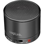 LogiLink Bluetooth 5.3 Lautsprecher mit eingebautem Mikrofon, FM-Radio und microSD Kartenleser