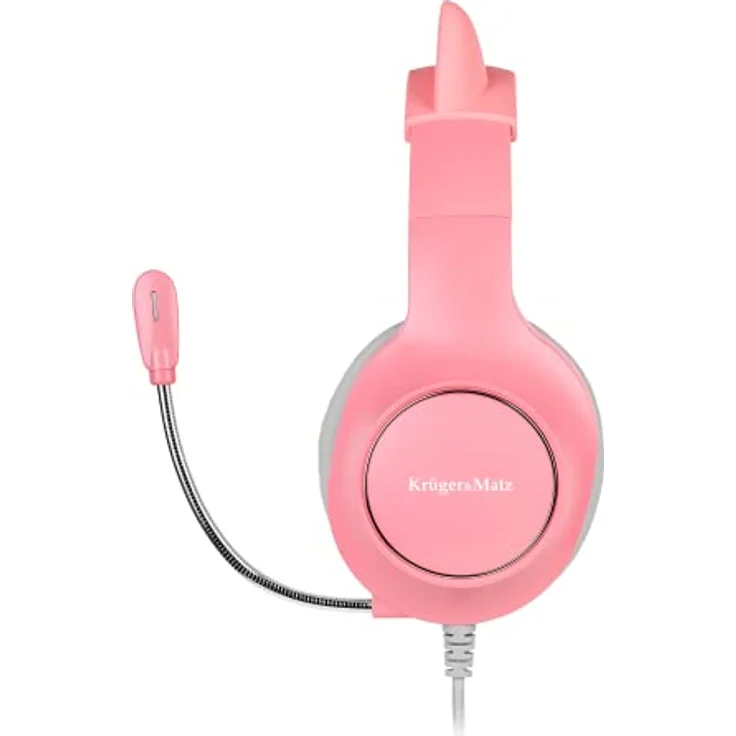 Krüger&Matz Gamer Kids Over-Ear Gaming-Kopfhörer mit Mikrofon, KM0658, pink – Bild 4