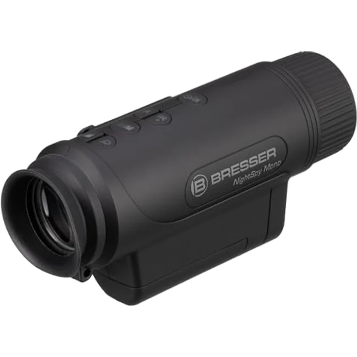 Bresser NightSpy Mono, digitales Nachtsichtgerät mit 2x optischer Vergrößerung und 100m Nachtsicht-Reichweite, inkl. IR-Beleuchtung, Akku & Tasche – Bild 2