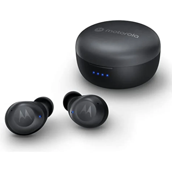 Motorola Sound Moto Buds 270 ANC - Kabellose Kopfhörer In Ear - Bluetooth - 18Std. - Active Noise Cancellation - Wasser und Schweißfest - Schwarz, S/M/L – Bild 1