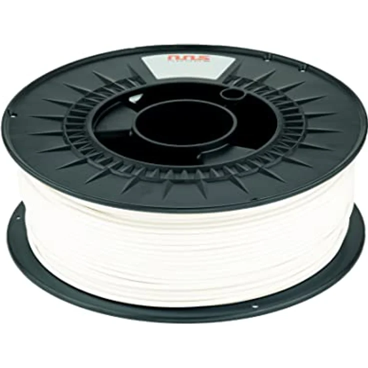 NuNus ASA Filament 1KG, Hitzebeständig 1,75mm, UV-Beständig für 3D Drucker, Weiß – Bild 1