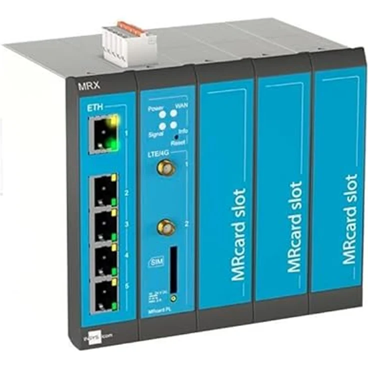 Insys ICOM MRX5 LTE MODULARER LTE-Router INKL, LTE450 2XSIM VP (10024050) Marke - Schneller Datenübertragung, verbesserte Abdeckung, erweiterte Sicherheit, WPA3 – Bild 1