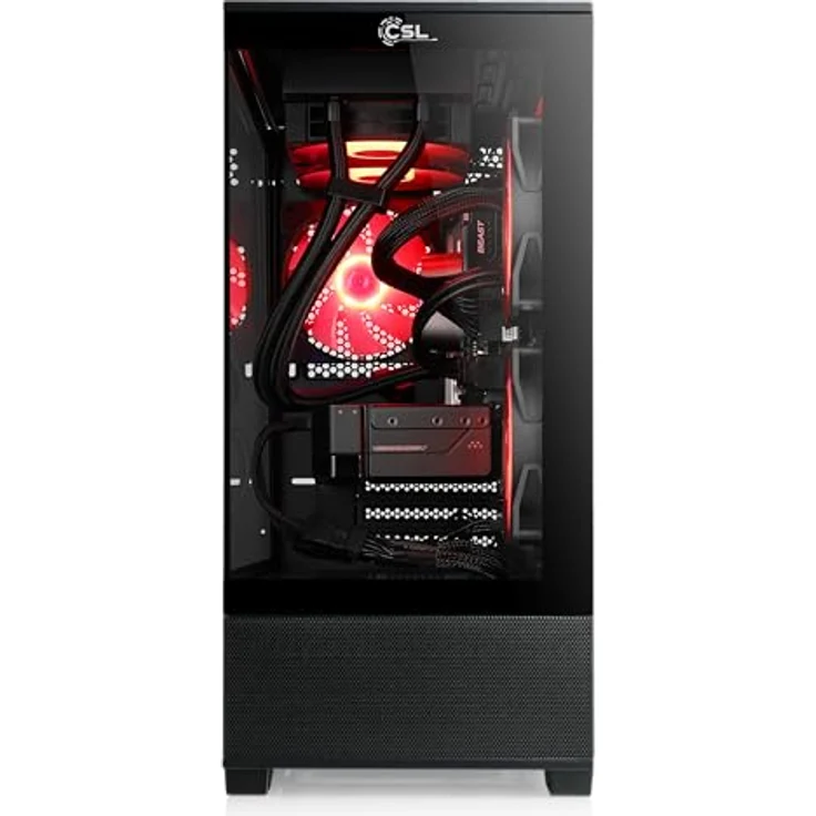 Boost Boxx Gaming PC mit Windows 11 Home, AMD Ryzen 7 9700X 8X 3800 MHz, 2000 GB M.2 SSD, 32 GB DDR5-RAM, NVIDIA GeForce RTX 5070, ASUS Mainboard, USB 3.2, M11860H – Bild 3