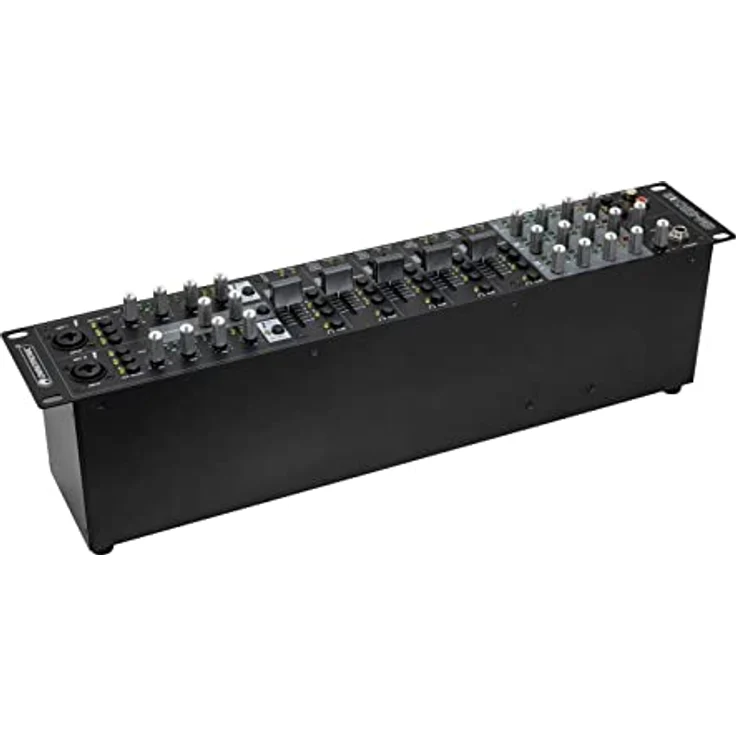 Omnitronic EM-650B MK2 Entertainment-Mixer, robustes Mischpult mit sieben Kanälen für Studio- und Live-Anwendungen – Bild 2
