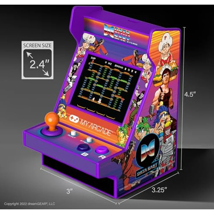 My Arcade DATA EAST HITS NANO PLAYER, Retro-Spielkonsole mit klassischen Data East Titeln – Bild 4