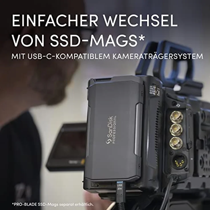 SanDisk Professional PRO-BLADE - Speichergehäuse mit Kühlkörper - USB 3.2 (Gen 2x2) – Bild 7