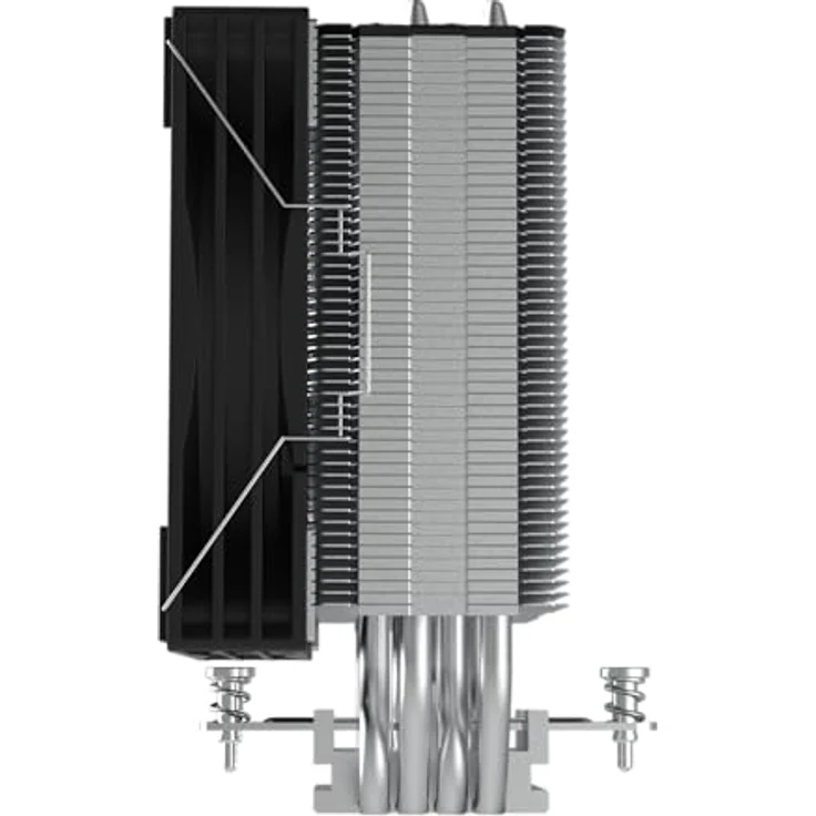 Zalman CNPS9X Optima2, CPU Kühler mit TDP 180W, 4 Heatpipes, 155 mm, Schwarz – Bild 9