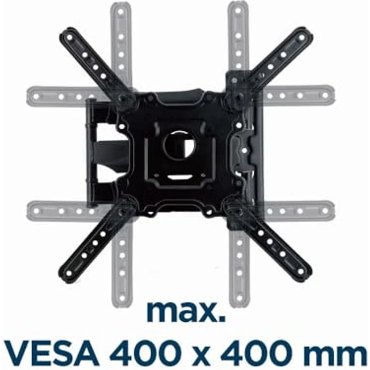 Gembird Premium Full-motion TV Wall Mount 32-55inch 32kg (Wand, 55", 32 kg), TV Wandhalterung, Schwarz – Bild 7