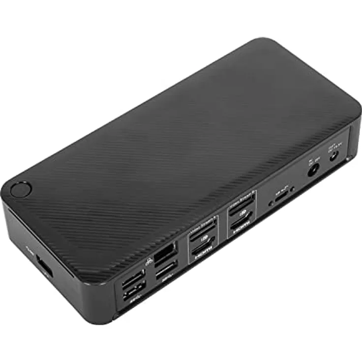 USB-C Dual 4K Dock 100W. Black