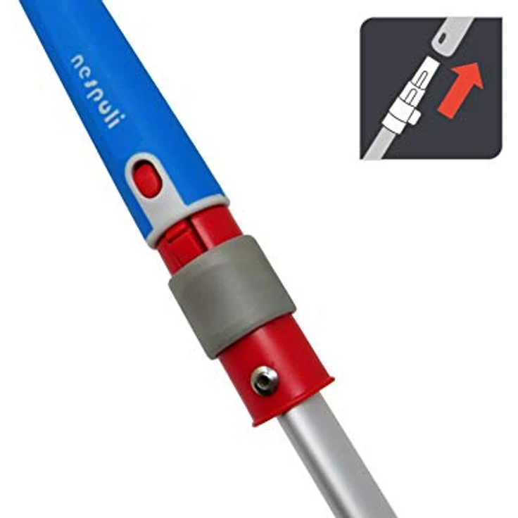 Nespoli Teleskopstange Blocksystem 96/160 cm, 800366 roulor - Ergonomischer Griff, super-leichtes Design, Sicherheitsverriegelung – Bild 4