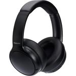 Panasonic RB-M600BE-K Kabellose Kopfhörer mit Hybrid ANC, Bluetooth 5.3, bis zu 65 Stunden Wiedergabe, XBS Deep, USB-C, Schwarz