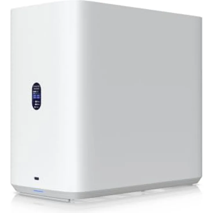 Ubiquiti Networks UNAS-4-W, NAS-Server mit 4 HDD-Schächten, 2 M.2 NVMe SSD-Cache, 2,5-GbE-Netzwerk und USB-C-Konnektivität, weiß