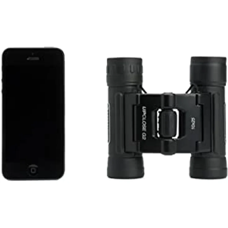Celestron 71232 UpClose G2 10 x 25 Dachkantprismen-Fernglas, Schwarz - Kompaktes, mehrfach vergütetes Fernglas mit praktischem Klappdesign – Bild 5