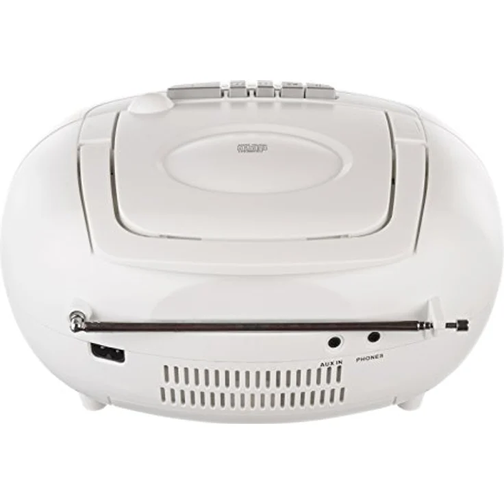 Dual P 70 Tragbares Radio mit UKW (FM), MW, CD-Player weiß – Bild 6