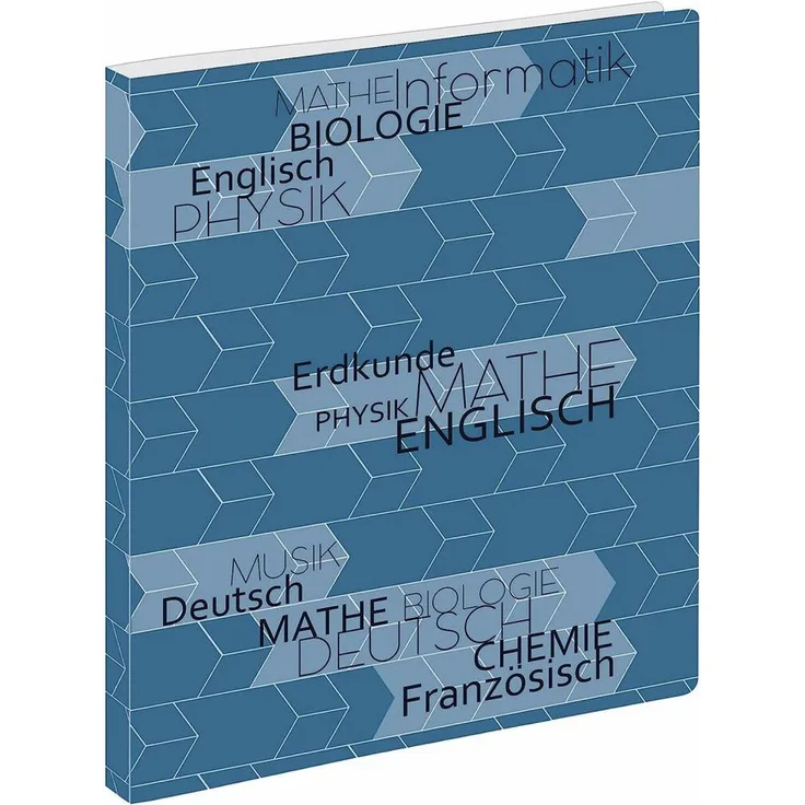VELOFLEX Präsentationsordner Ringbuch PP A4 2Ring 15mm School, Strapazierfähige PP-Folie, Schulthema, Veloflex Carsten Thormühlen GmbH & Co. KG, Köln, Deutschland