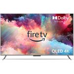Amazon Fire TV Omni QLED QL65F601D Smart-TV mit 65 Zoll (165 cm), 4K UHD, lokales Dimmen, Sprachsteuerung mit Alexa
