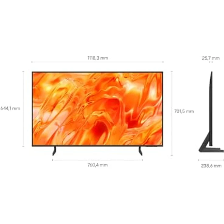 Samsung QE50QN70H, 127 cm (50"), 4K Neo QLED Smart-TV mit Motion Xcelerator und WLAN, Schwarz – Bild 3