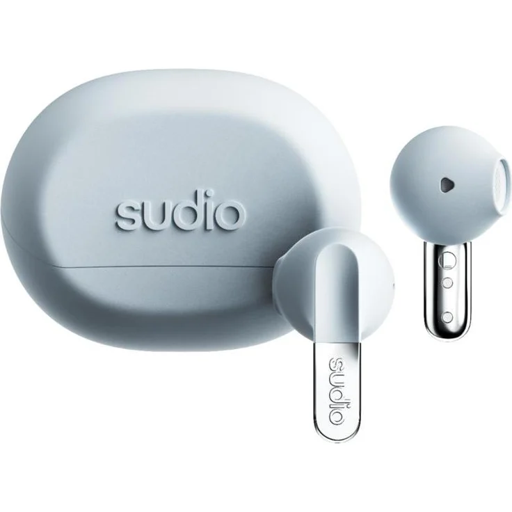 Sudio N3BLU, Kabellose In-Ear Kopfhörer mit ANC, 30 h Akkulaufzeit, spritzwassergeschützt, Weiss