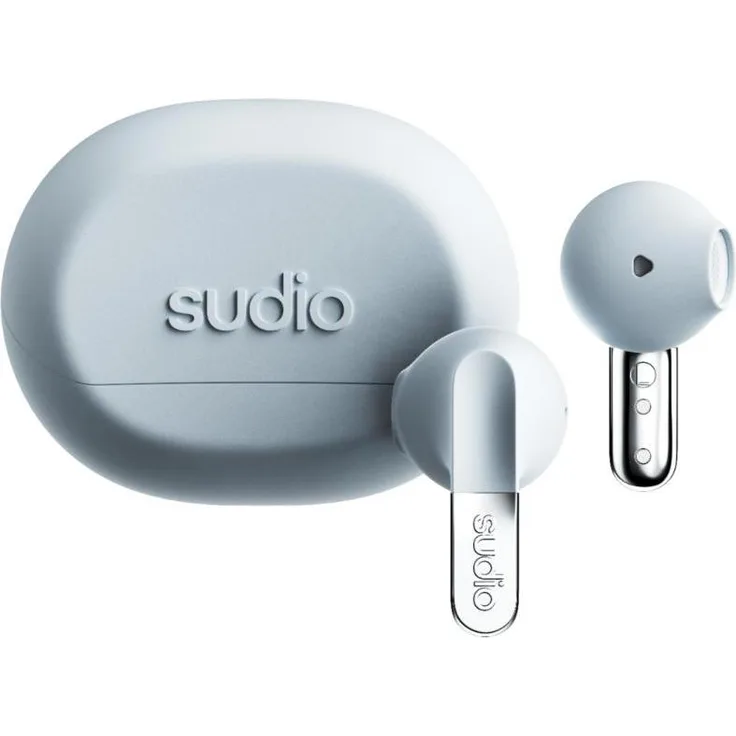 Sudio N3BLU, Kabellose In-Ear Kopfhörer mit ANC, 30 h Akkulaufzeit, spritzwassergeschützt, Weiss
