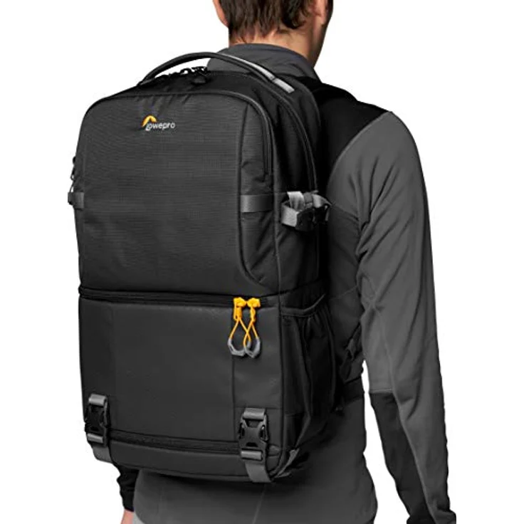 Lowepro Fastpack BP 250 AW III Kamerarucksack - Kameratasche - Fotorucksack für spiegellose und DSLR-Kameras wie Nikon D850, 300D, mit Zugang per QuickDoor, Fach für 13-Zoll-Laptop, Ripstop, Schwarz – Bild 6