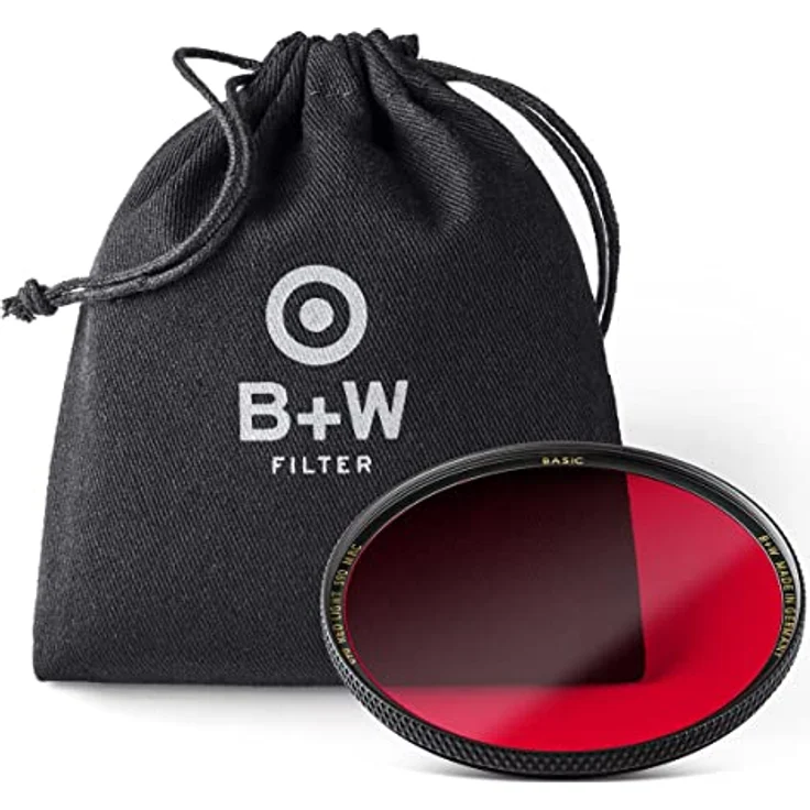 B+W Rotfilter hell 090 MRC Basic 43mm (16x vergütet, Professional) – Bild 2