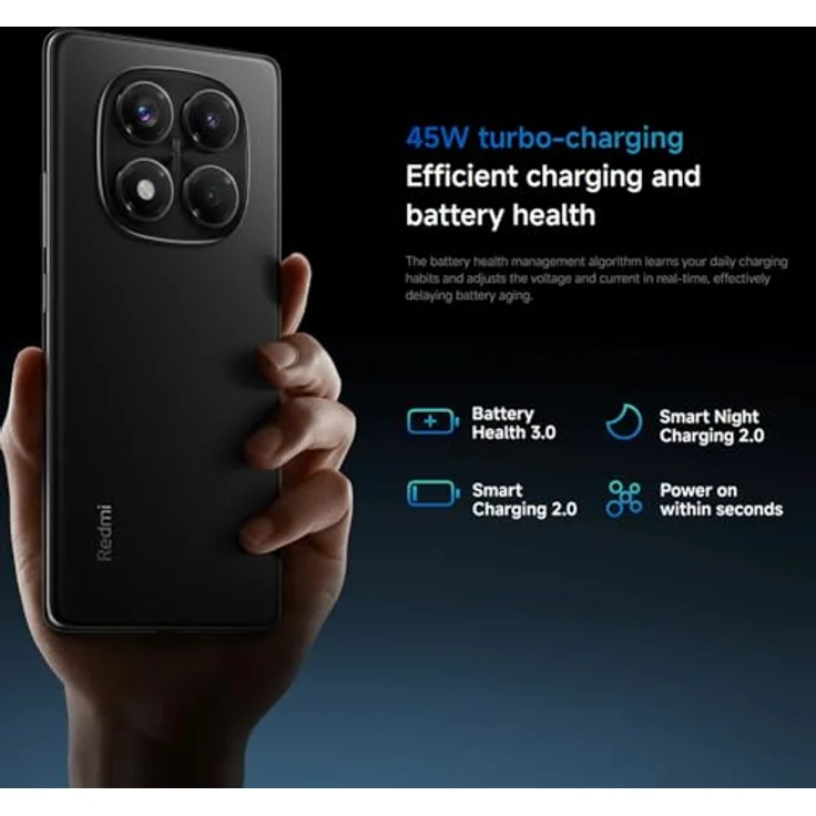 XIAOMI Redmi Note 14 Pro 4G 12GB/512GB Ozeanblau Dual-SIM, 200 MP Kamera, 120 Hz AMOLED Display – Bild 7