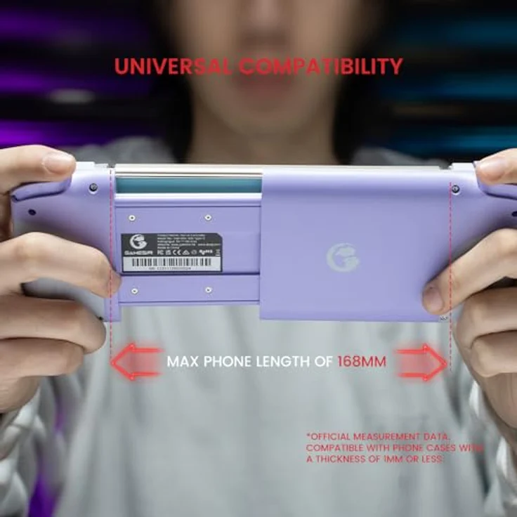 GameSir X2s Type-C Mobile Gaming Controller - Gen 2, Universelle Passform - Hall-Effekt-Joysticks & -Trigger, Haar-Trigger- & Turbo-Modus - Spiele Xbox, PC, Call of Duty & Diablo Immortal – Bild 2