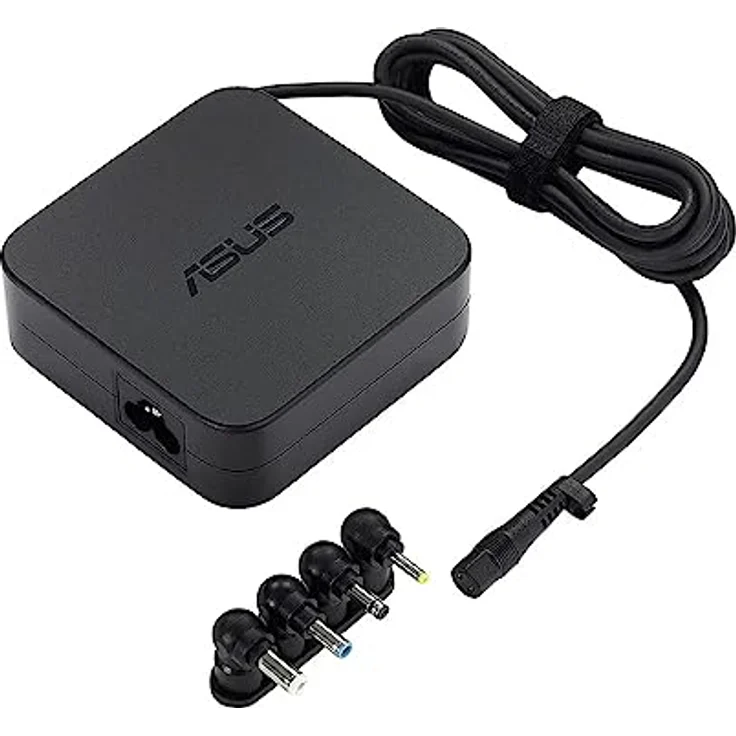 ASUS U90W-01 Netzteil, 90 Watt Adapter für ASUS Notebooks, schwarz, mit abnehmbarem Stromkabel und passiver Kühlung – Bild 2