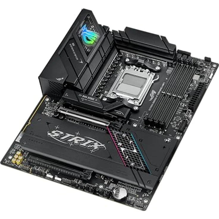 ASUS ROG Strix B850-F Gaming WiFi Mainboard Sockel AMD AM5 (AMD B850, ATX, DDR5 Speicher, PCIe 5.0, WiFi 7, 2X PCIe 4.0 M.2, Aura Sync) – Bild 5