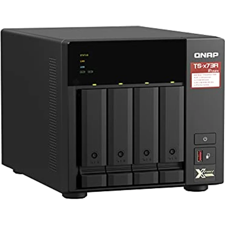 QNAP Turbo Station TS-473A-8G, 8GB RAM, 2x 2.5GBase-T – Bild 4