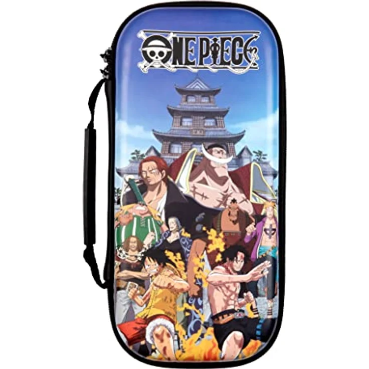 Konix One Piece Schutz- und Transporthülle für Nintendo Switch, Switch Lite und Switch OLED - Aufbewahrung von 8 Spielen - Ford-Marine-Motiv – Bild 1
