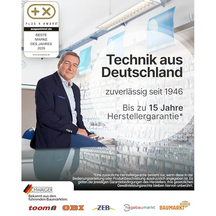 Schwaiger MSLW1000 Stromschiene, modulare Steckdosenleiste, 100 cm, Weiß, VDE-zertifiziert – Bild 11