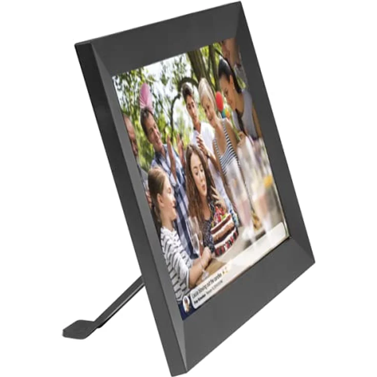 Denver PFF-1024BLACK Digitaler Bilderrahmen 25,7 cm (10,1 Zoll) mit Wi-Fi, Timer, Foto-Software zum Versenden von Fotos von der mobilen App auf den Rahmen, Auflösung: 1280 x 800 cm, Schwarz – Bild 3