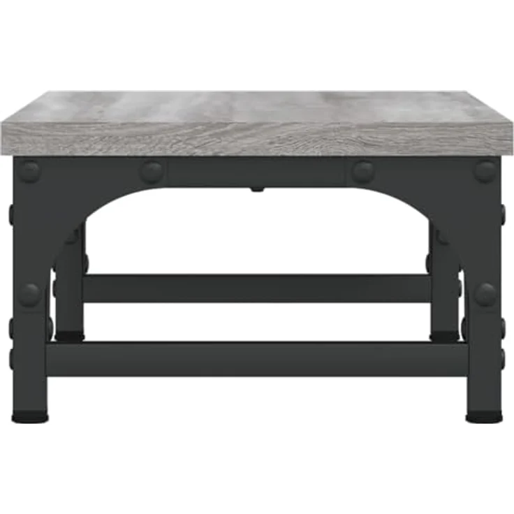 vidaXL Monitorständer Grau Sonoma 37x23x14 cm Holzwerkstoff mit ergonomischem Design und zusätzlichem Stauraum – Bild 5