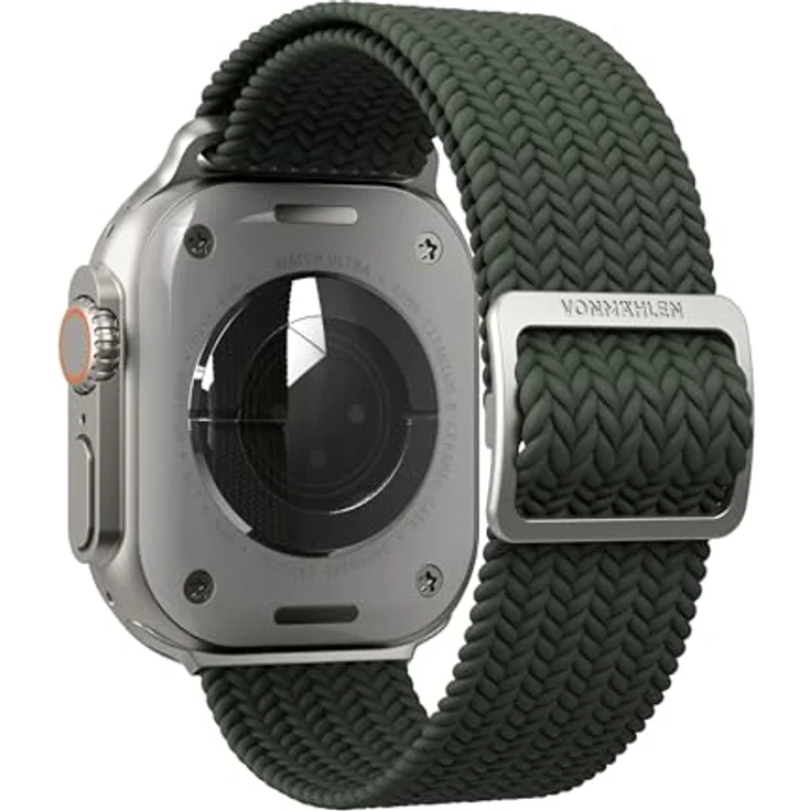 Vonmählen Woven Loop Armband für Apple Watch 40 | 41 | 42 mm, Olive, versandkostenfrei – Bild 4