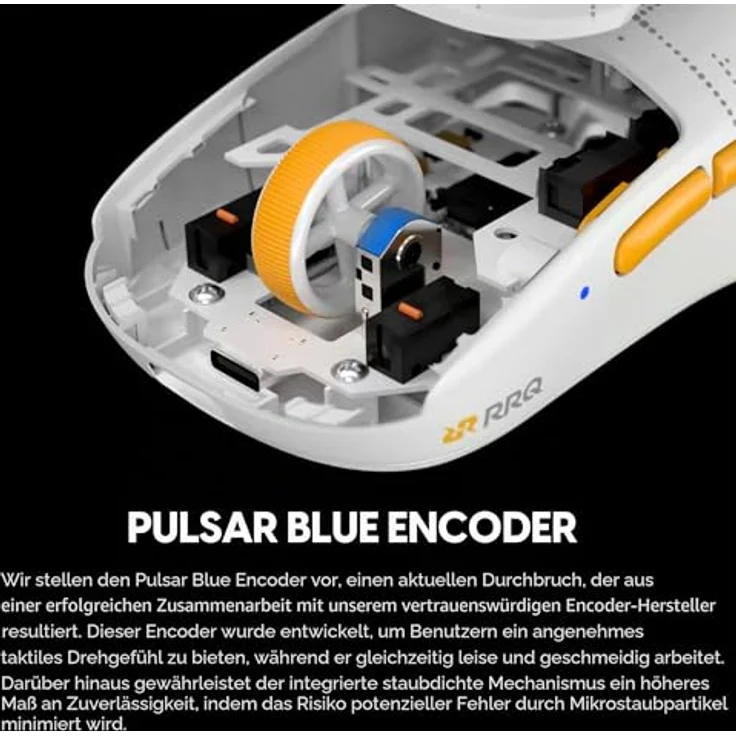 Pulsar x RRQ X2H kabellose Gaming-Maus, Limitierte RRQ Edition, Ultraleicht 54 g, 26000 DPI, PAW3395 Sensor, symmetrischer ergonomischer Griff – Bild 4
