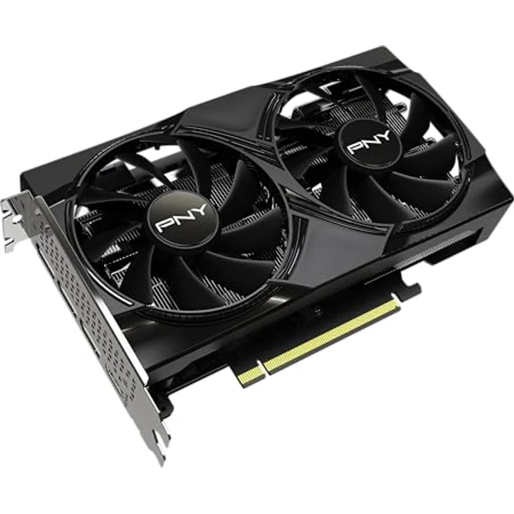 PNY GeForce RTX 5060, 8GB GDDR7 Gaming-Grafikkarte mit DLSS 4-Technologie, Dual-Lüfter-Kühlsystem und 128-Bit-Speicherschnittstelle – Bild 6