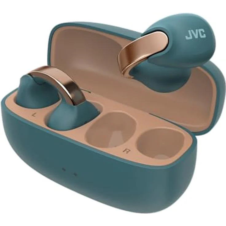 JVC HA-NP1T-AU, kabellose True Wireless Kopfhörer mit ANC, 8 Stunden Akkulaufzeit, IPX4-Schutz, Türkis – Bild 3