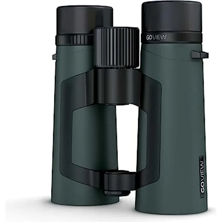 GoView ZOOMR 8x42 Fernglas für Outdoor, Natur, Tierbeobachtung, Reise (8-Fach Zoom, großes Sehfeld, inkl. Zubehör-Set) Oak Grün