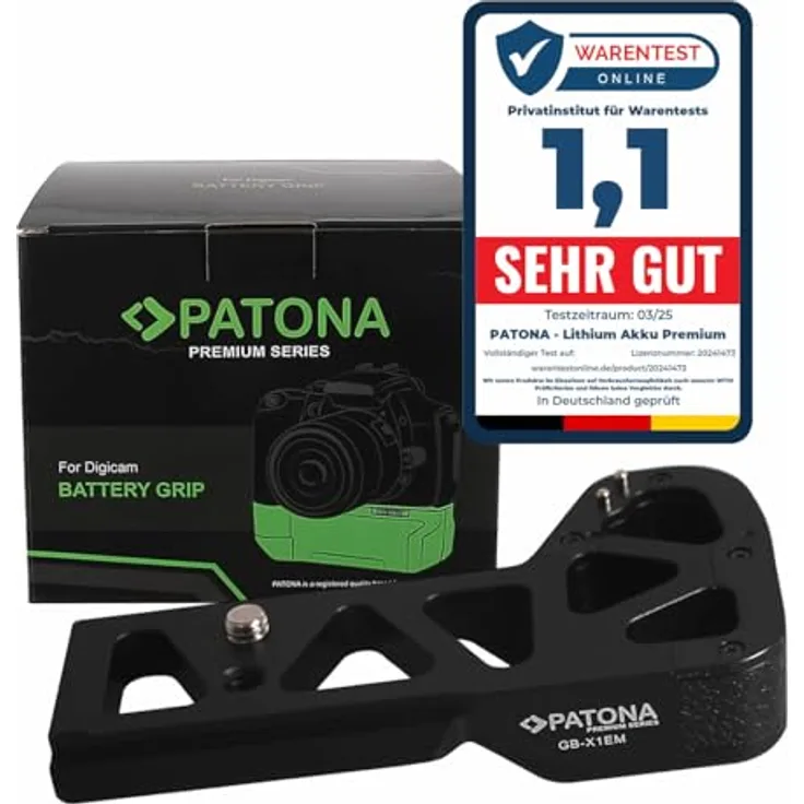 Patona Premium Handgriff GB-X1EM, Batteriegriff für Sony A9 A7M3 A7R3 A7M2 A7R2M2