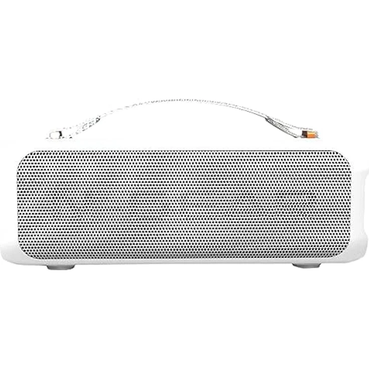 N-Gear Blazooka 703 Weiß - Tragbarer, kabelloser Bluetooth Lautsprecher mit Mikrofon, Disco Licht, 100 Watt und 5 Stunden Spielzeit – Bild 3