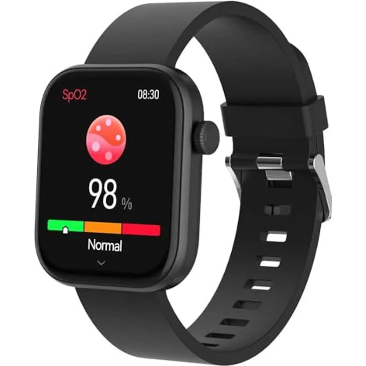 Denver SWC-185 Smartwatch (4,7 cm/1,85 Zoll) AMOLED-Touch-Display, IP67, Bluetooth-Sprachanrufe – Bild 6